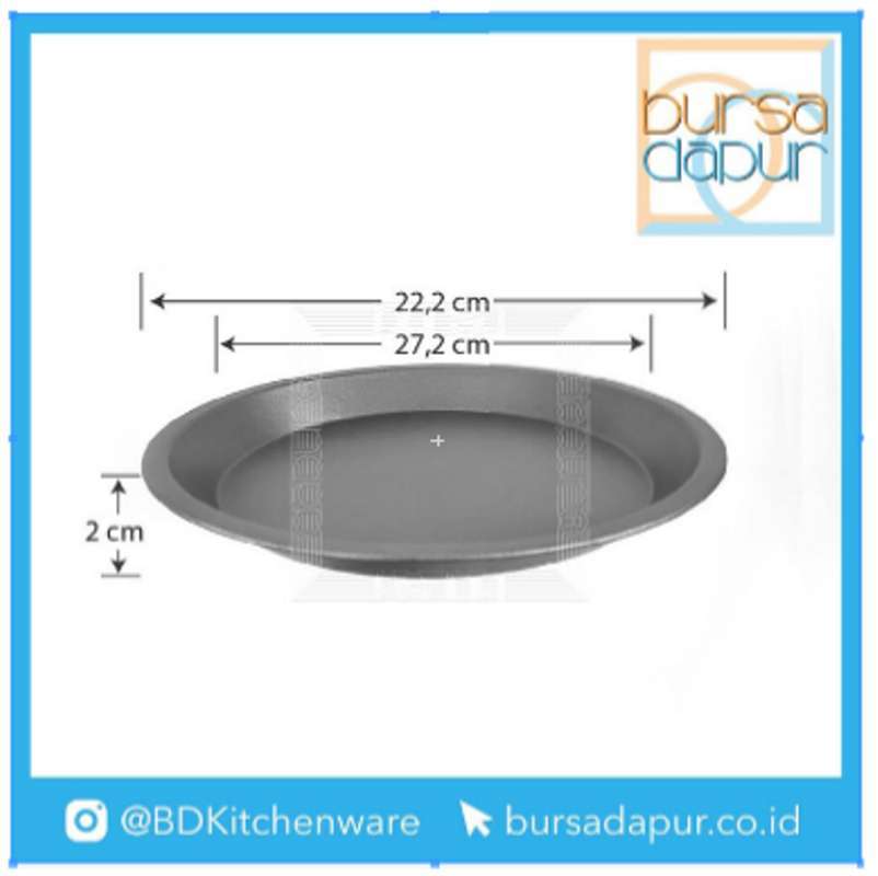 Jual Hm Loyang Kue Teflon Anti Lengket Pizza Pan 8 Inchi Online November 2020 Blibli