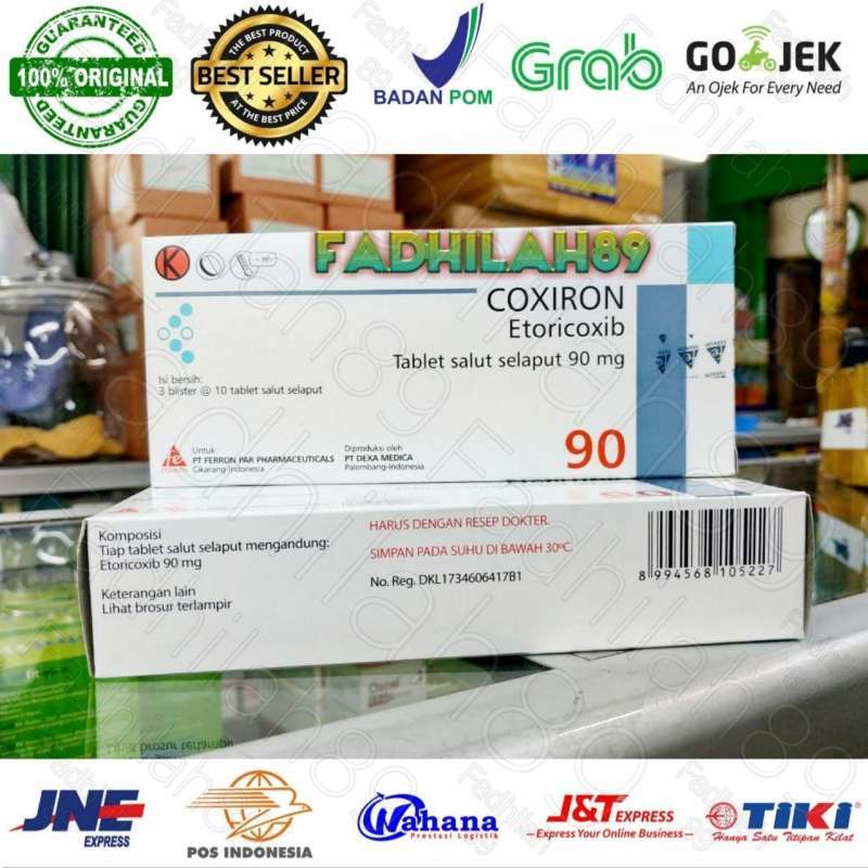 Jual Coxiron 90 Etoricoxib 90 Mg Box 30 Tablet Original Arcoxia Terbaru Juli 2021 Blibli