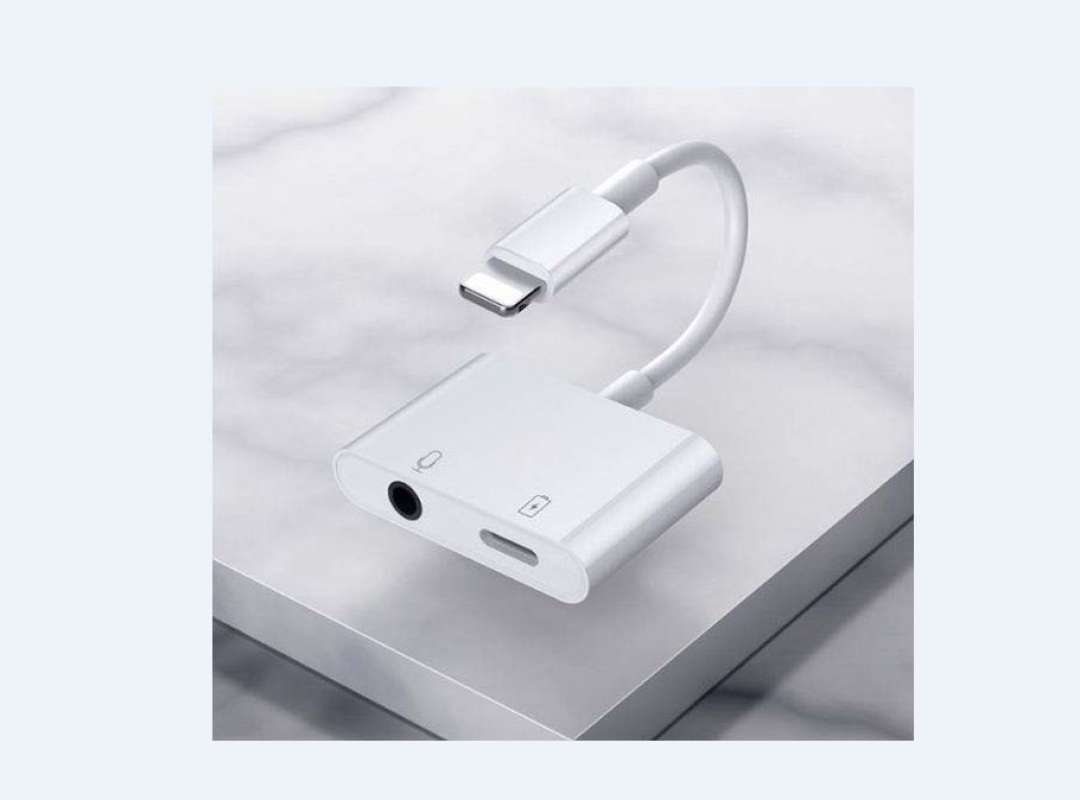kabel j 009 converter double lightning to jack audio 3 5mm adapter charger for iphone 7 8 x 7 plus 8 plus splitter earphone