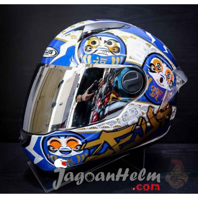 Jual Zeus Helm Zs811 Al35 Daruma Glossy Wht Blue Iridium Spoiler Xl White Blue Di Seller Jagoan Helm Official Store Kota Bekasi Jawa Barat Blibli Jual Zeus Helm Zs811 Al35 Daruma Glossy Wht Blue Iridium Spoiler Xl White Blue Di Seller Jagoan Helm Official Store Kota Bekasi Jawa Barat Blibli