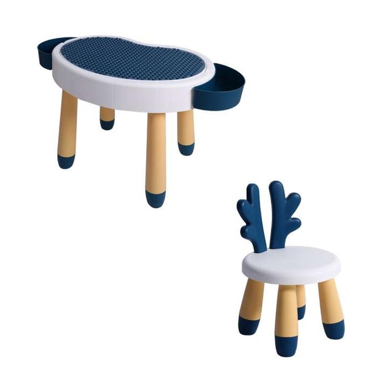 Jual Pre Order Ivly Nature Multifunction 2 In 1 Table With Antler Chair Online September 2020 Blibli Com