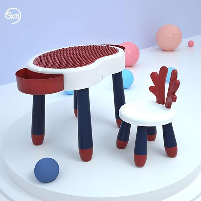 Jual Pre Order Ivly Nature Multifunction 2 In 1 Table With Antler Chair Online September 2020 Blibli Com