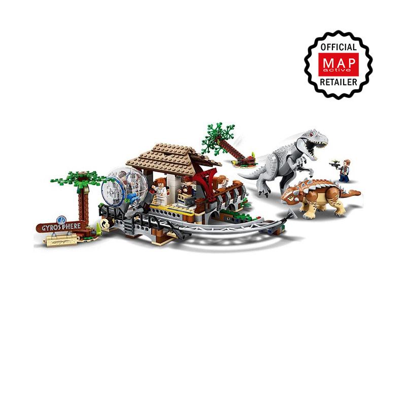 Minecraft jurassic world indominus rex escape,blibli