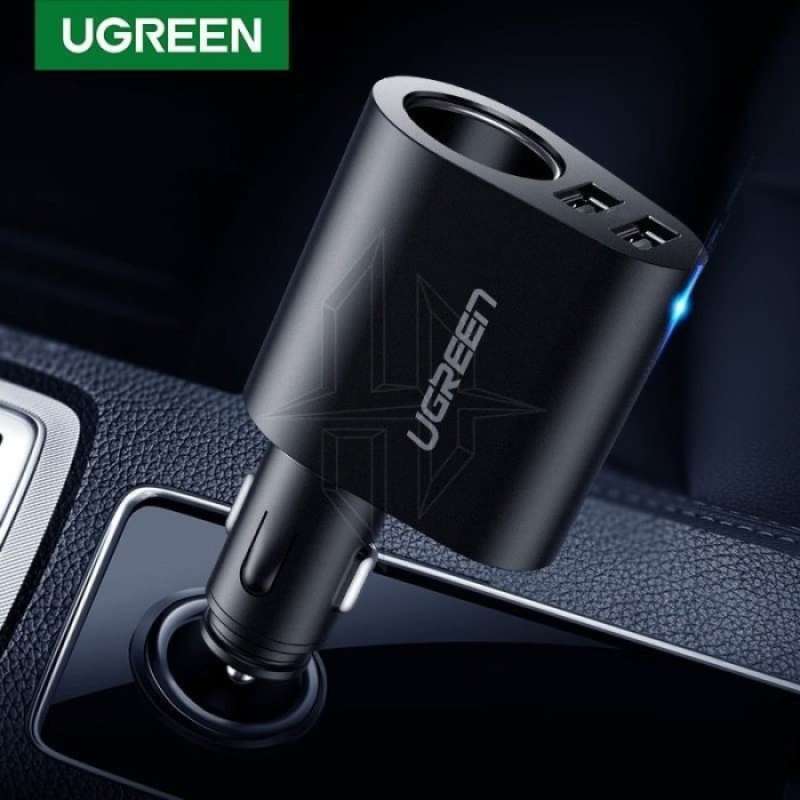 Jual Ugreen 50295 Car Charger Dual Usb Socket Lighter Expanding Mobil Online Desember 2020 Blibli