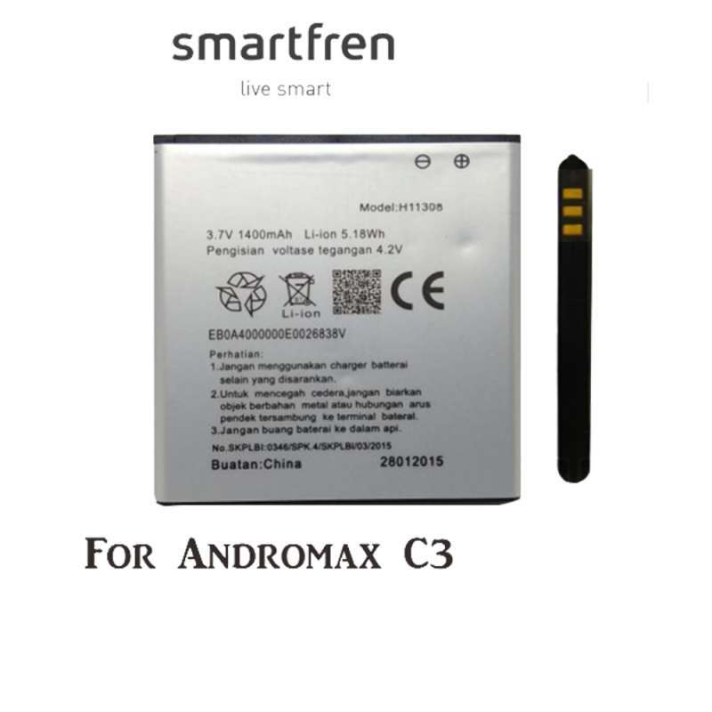 Jual Baterai Original Smartfren Andromax C3 Adb1h Batere Batu Hp Batre Online Maret 2021 Blibli Spesifikasi smartfren andromax b priceprice com. baterai original smartfren andromax c3 adb1h batere batu hp batre