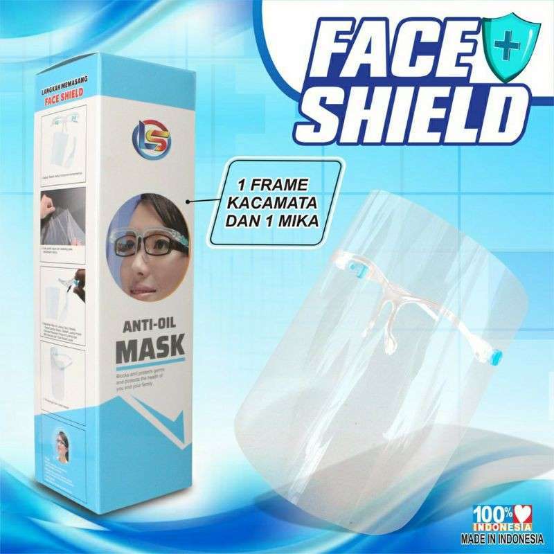 Jual Faceshield Kacamata Nagita Face Shield Kacamata Nagita Free Box Online November 2020 Blibli