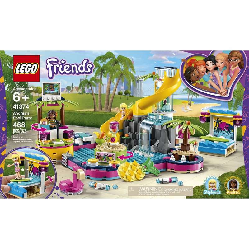 Jual Lego Friends 41374 Andrea S Pool Party Online Desember 2020 Blibli