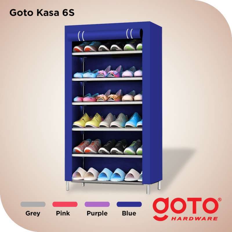 Jual Goto Kasa Rak Sepatu Kain Portable Susun Shoes Rack Lemari Serbaguna Online November 2020 Blibli Com