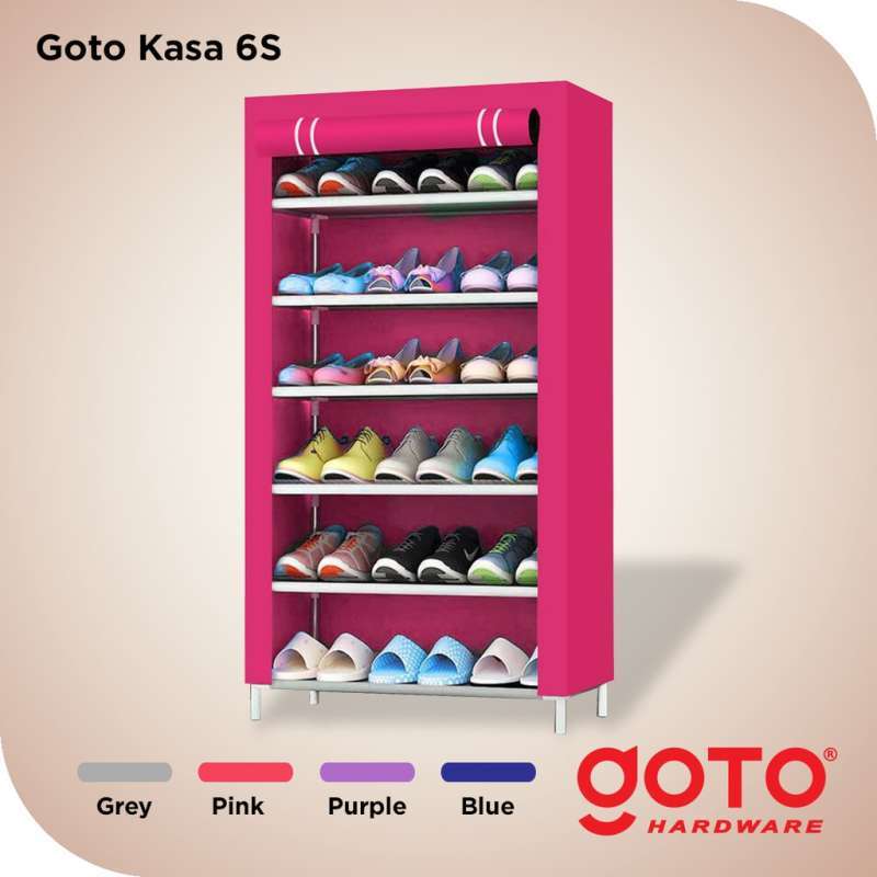 Jual Goto Kasa Rak Sepatu Kain Portable Susun Shoes Rack Lemari Serbaguna Online November 2020 Blibli Com