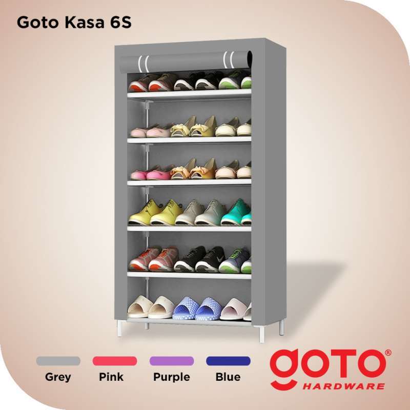 Jual Goto Kasa Rak Sepatu Kain Portable Susun Shoes Rack Lemari Serbaguna Online November 2020 Blibli Com