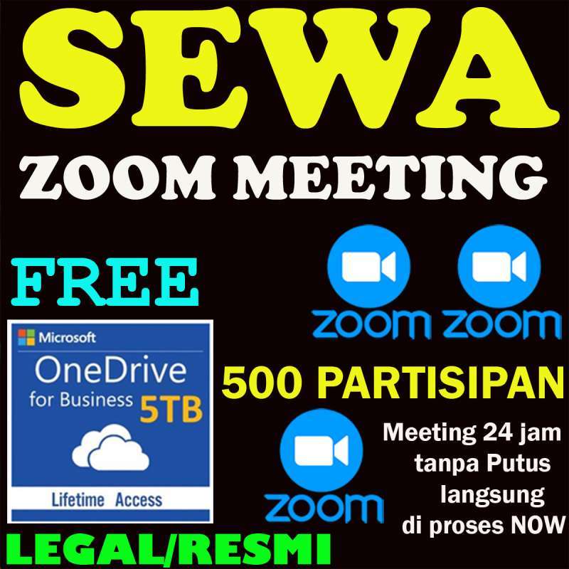 Jual Sewa Zoom Meeting 500 Partisipan Sehari Murah Mei 2021 