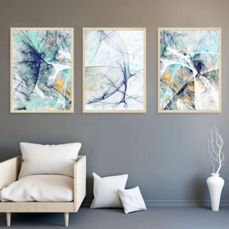 Jual Set Of 3 Hanging Painting Art Painting Wall Hangting Decoration Home Hotel Online Maret 2021 Blibli