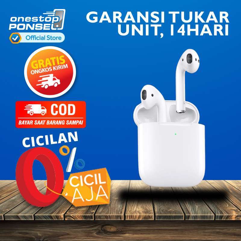 Jual Apple Mrxj2 Airpods 2 With Wireless Charging Case For Iphone Ipad Mac Garansi Resmi Ibox 1 Tahun Online Desember 2020 Blibli