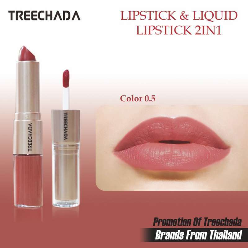 Jual Treechada Lipstick Liquid Lipstick 2 In 1 Online Oktober 2020 Blibli Com