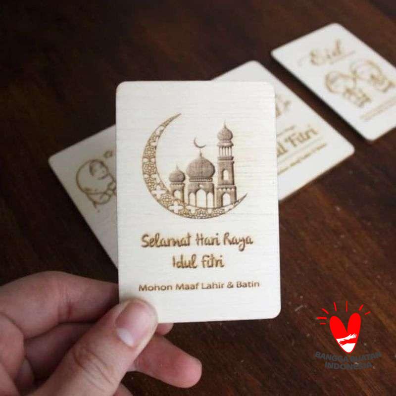 Jual Hello Studio Custom Kartu Ucapan Lebaran M Greeting Card Lebaran Pre Order Online Januari 2021 Blibli
