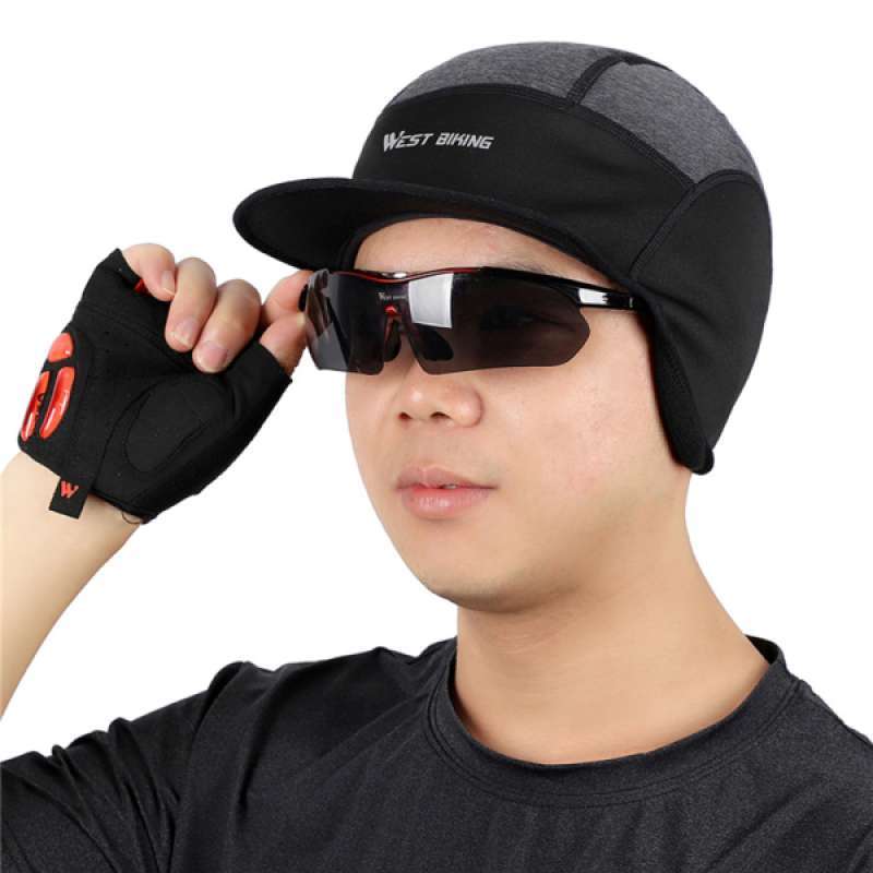Winter Thermal Cycling Skull Cap Bike Motorbike Under Helmet Hat Ear Warmers LAZ 