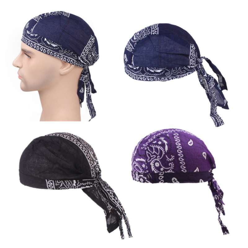 Promo 3x Men's Soft Cotton Chemo Cap Durag Muslim Hair Loss Headscarf  Headwear Diskon 33% di Seller Homyl - China | Blibli