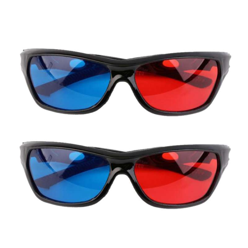 Jual 2x Black Frame Red Blue 3d Glasses For Dimensional Anaglyph Movie 3d Movie Online April 2021 Blibli Green geometric digital wallpaper, white concrete building, 3d abstract. 2x black frame red blue 3d glasses for dimensional anaglyph movie 3d movie