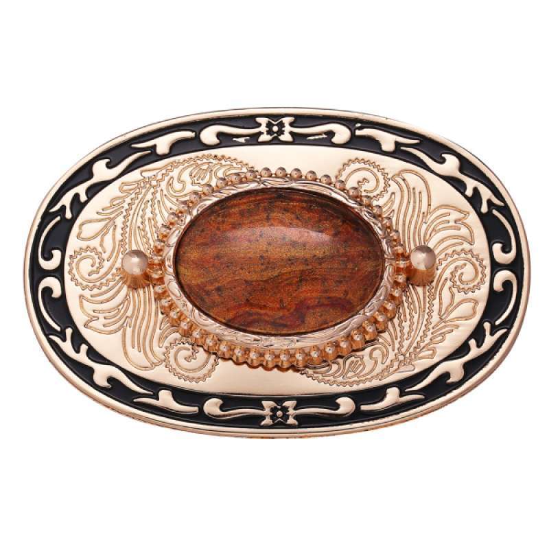 Jual Retro Stone Inlaid Belt Buckle 