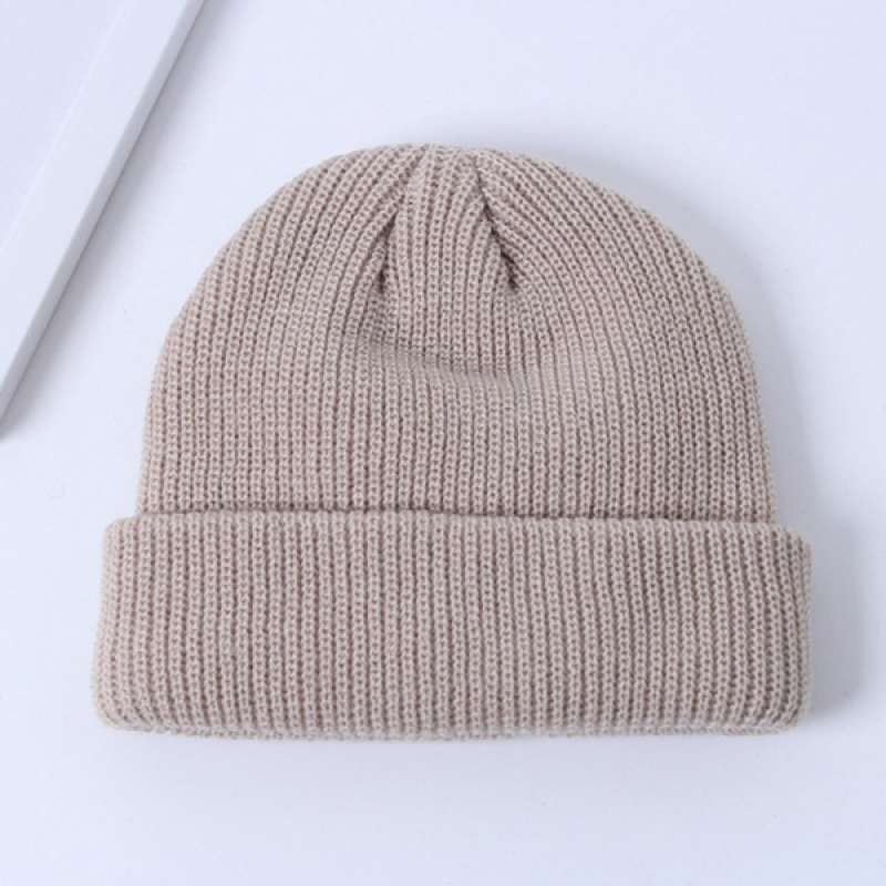 Jual Mens Woolen Beanie Hat Winter Warm 