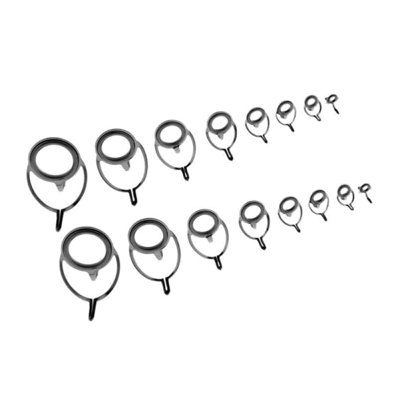 Jual 16pcs Casting Spinning Fishing Rod Guides Rings Kit For Rod Building Repair Online November 2020 Blibli Com