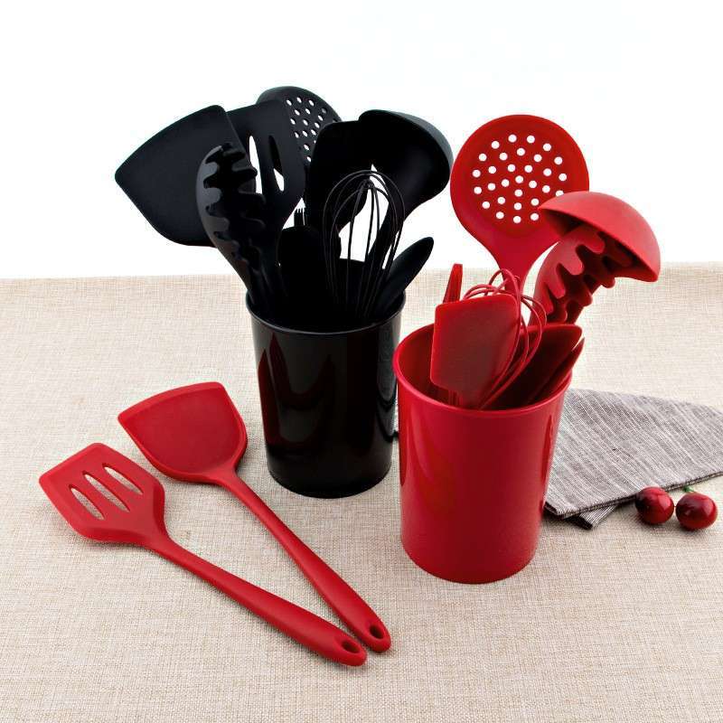 Jual Sutil Silikon Set 11 Pcs Sutil Spatula Utensil Tahan Panas Peralatan Dapur Murah Mei 2021 Blibli