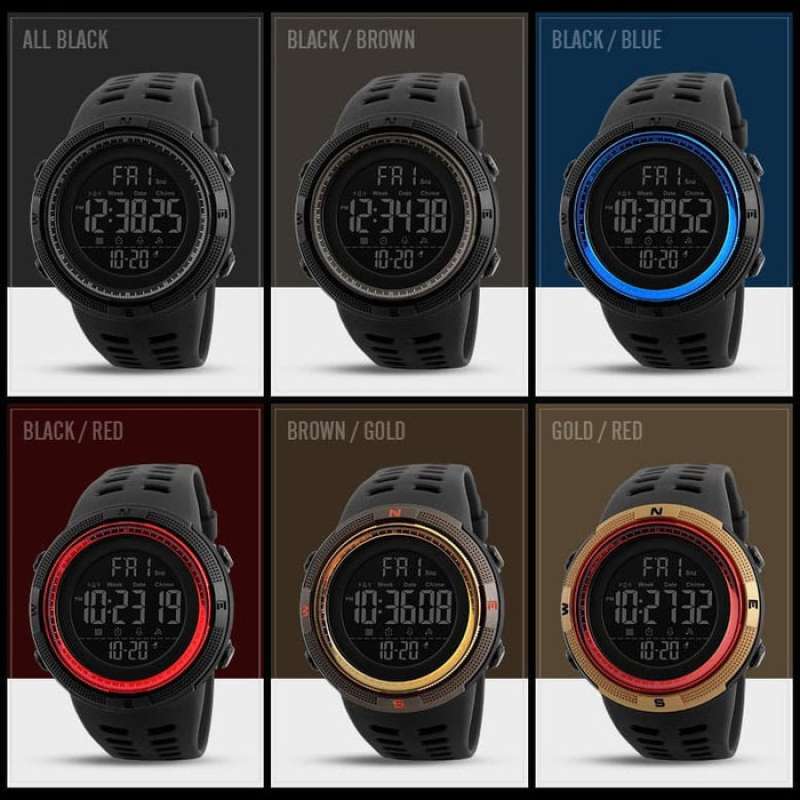 Jual Jam Tangan Pria Sport Skmei 1251 Original Online November 2020 Blibli Com