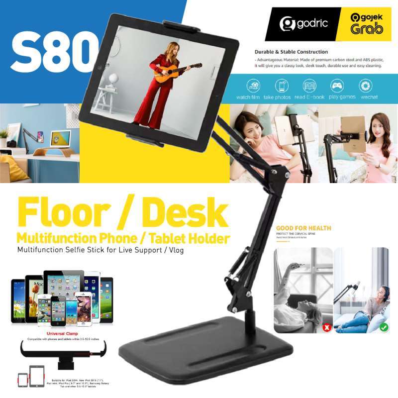 Jual Lz80 Lazypod Besi Stand Metal For Smartphone Hp Tablet Ipad Holder 10 5 Kasur Meja Lantai Online Desember 2020 Blibli