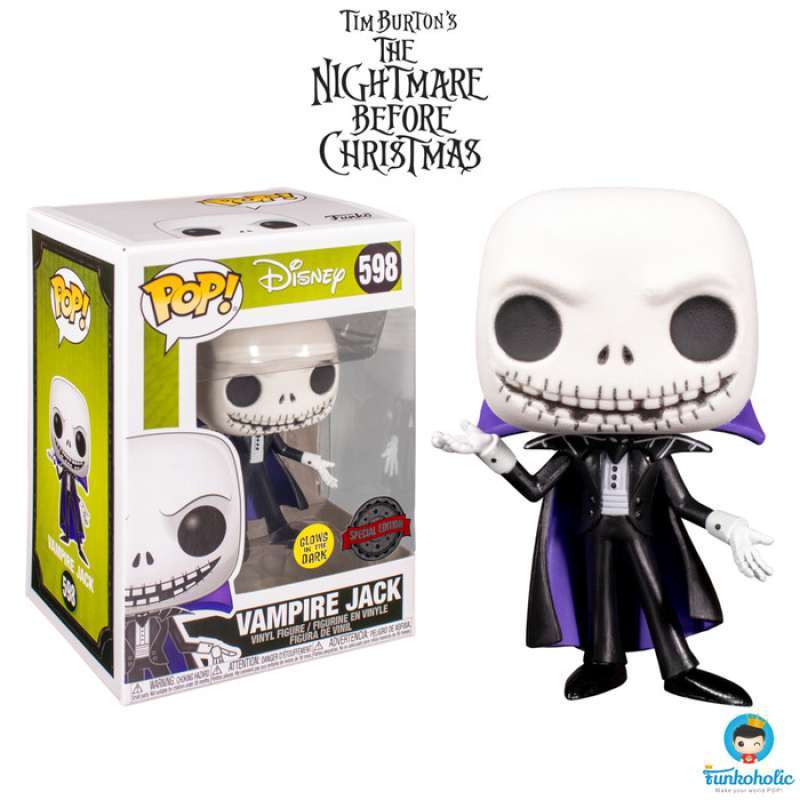 glow in the dark jack skellington pop
