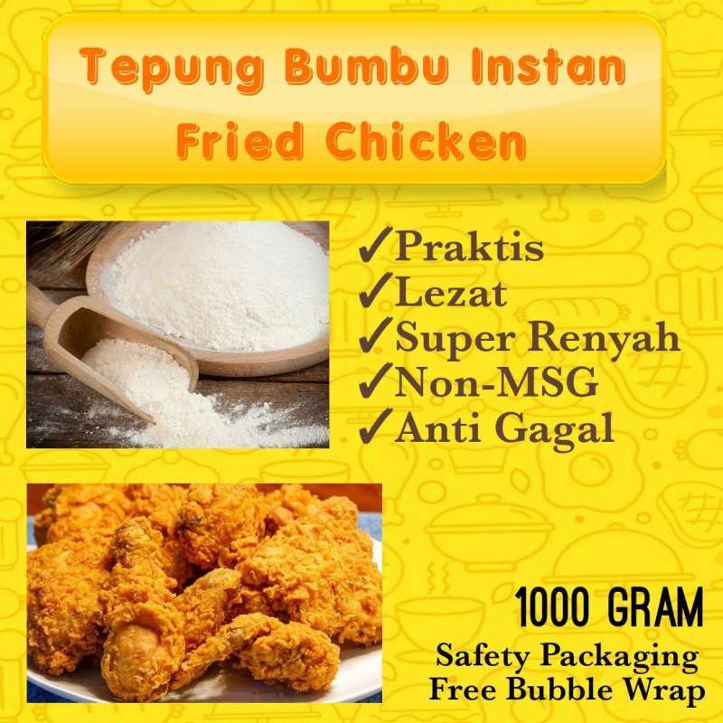 Jual Tepung Bumbu Fried Chicken Ala Kfc 1kg Kentucky Fried Chicken Flour Ayamgoreng Tepung Crispy Premium Online November 2020 Blibli