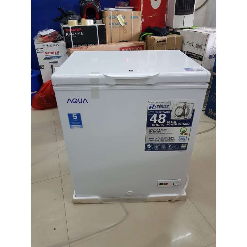 Jual Aqua Aqf 120 Fr Chest Freezer Box 120fr Lemari Pembeku 100 Liter Online November 2020 Blibli