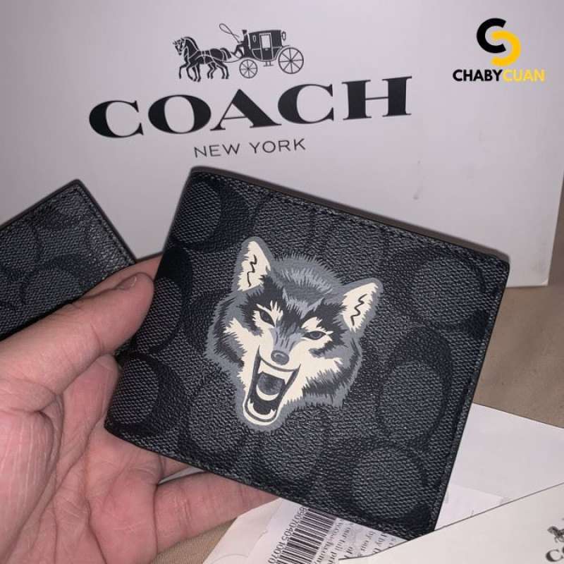 Coach wolf wallet legit check deals