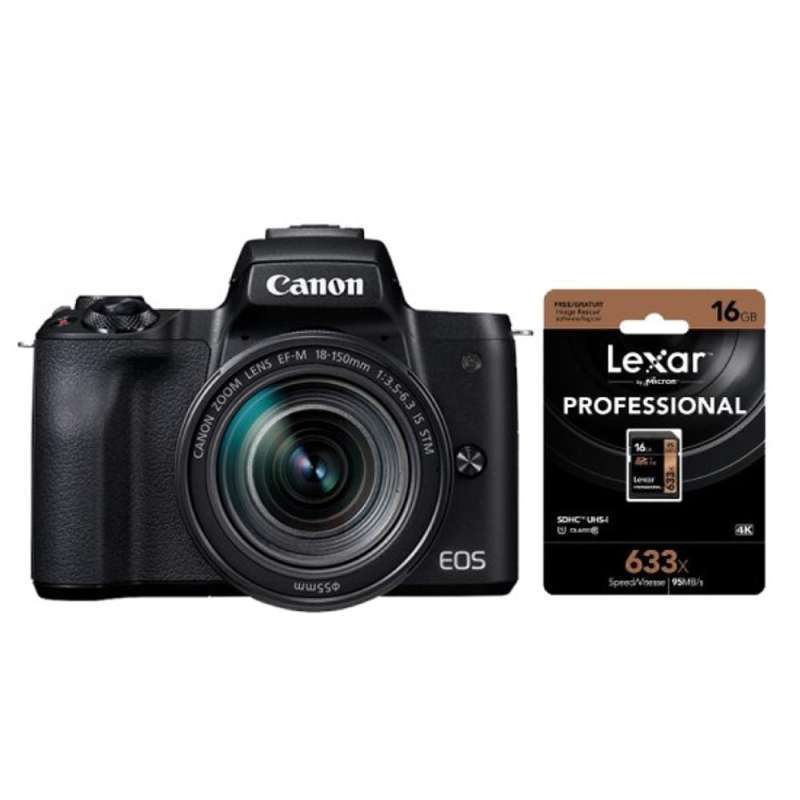 canon eos m50 lensa kit ef m 18 150mm is stm