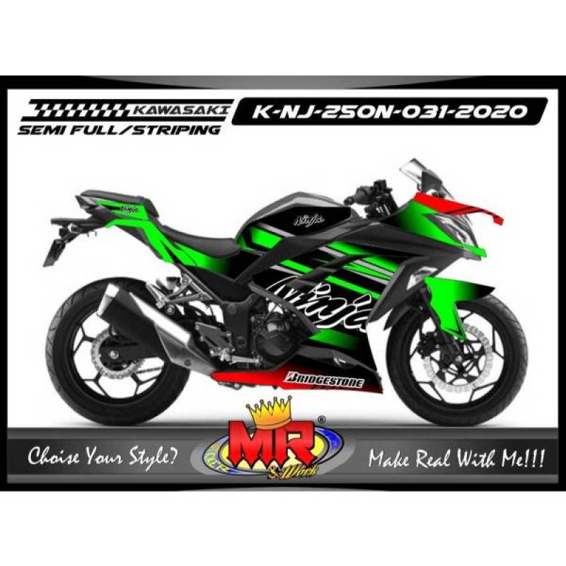 Decal motor ninja hot sale 250