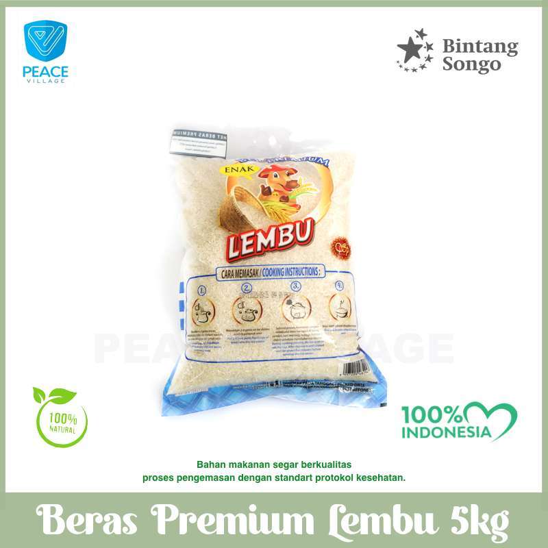 Jual Beras Premium Lembu 5kg Merk Bintang Songo Online April 2021 Blibli 