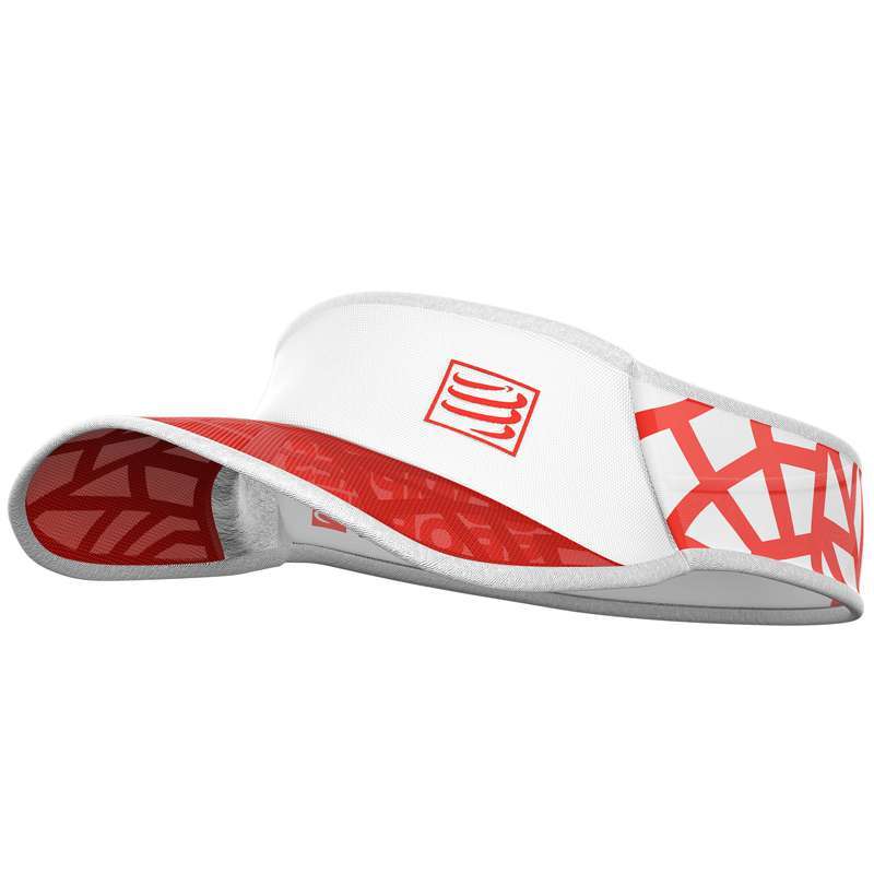 Jual Compressport Spiderweb Ultralight Visor Red White Online November 2020 Blibli