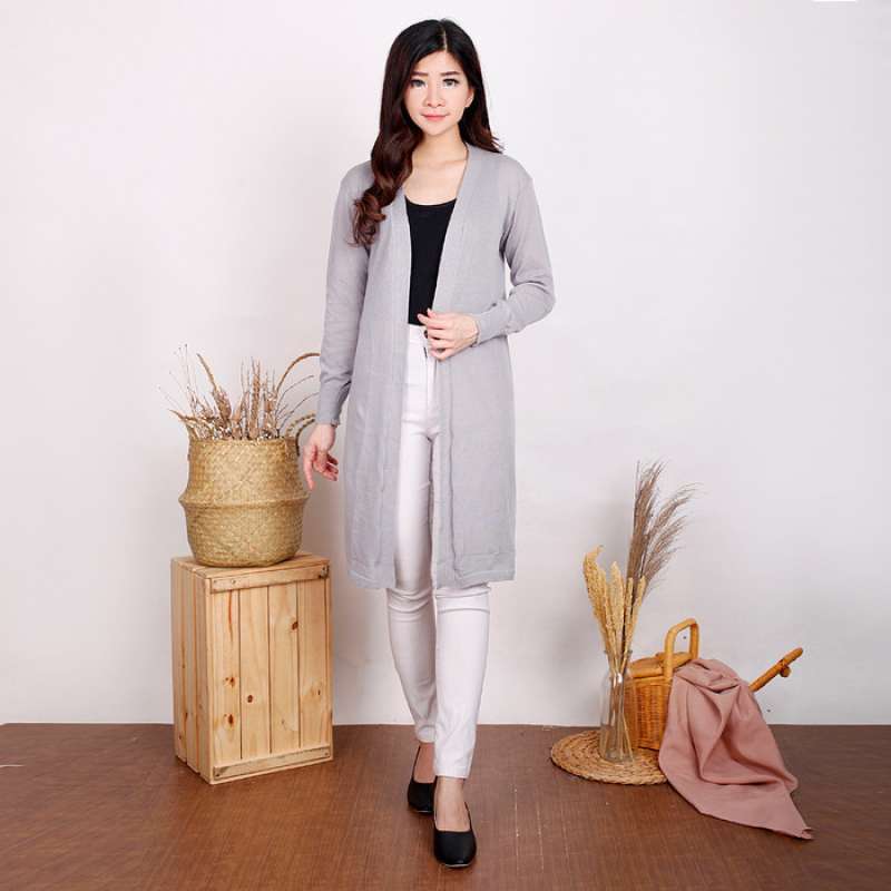 baju long cardigan