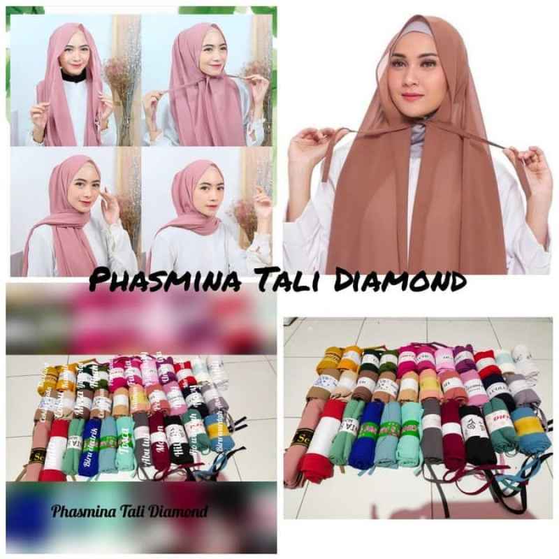 Jual Hijab Pashmina Tali Ceruty Diamond Online November 2020 Blibli Com