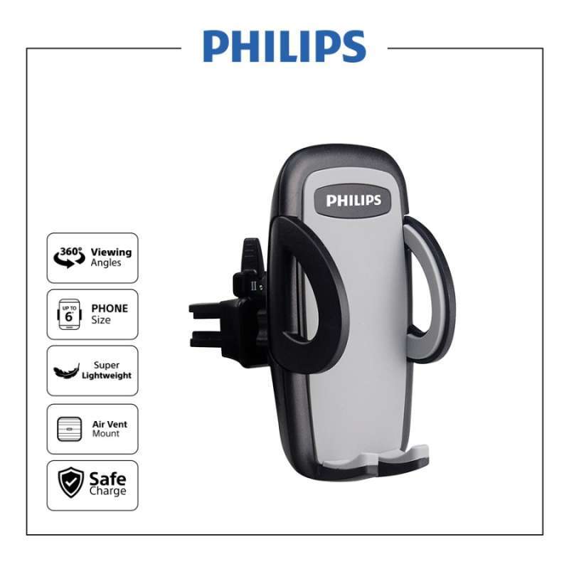 Philips DLK1412AB Phone Holder Mobile Air Vent Car Mount