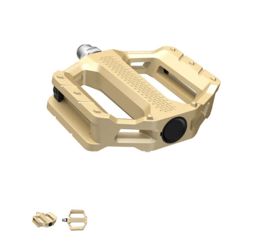 SHIMANO PD-EF202 Flat Pedal For Everyday Riding Pedal Sepeda MTB