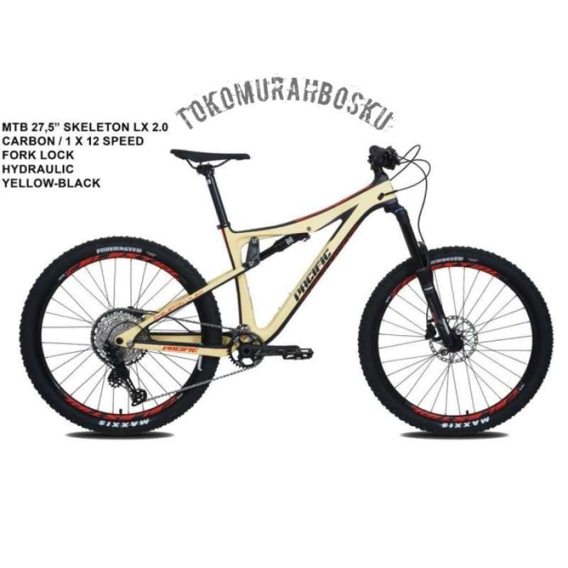 Jual Sepeda Gunung Mtb Downhill 27 5 Inch Pacific Skeleton Lx 2 0 Carbon Murah Mei 2021 Blibli Jual Sepeda Gunung Mtb Downhill 27 5 Inch Pacific Skeleton Lx 2 0 Carbon Murah Mei 2021 Blibli