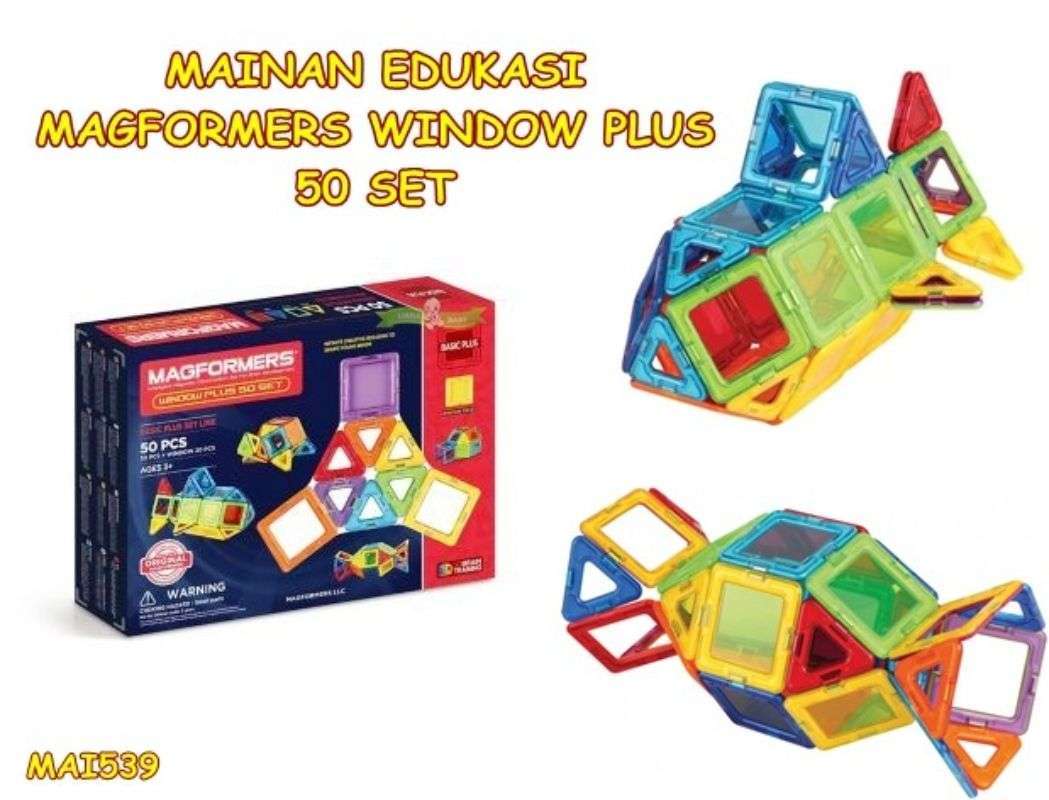 Jual Mai539 Mainan Edukasi Magnetic Toys Magformers Window Plus Isi 50 Set Di Seller Liana Baby Medokan Semampir Kota Surabaya Blibli