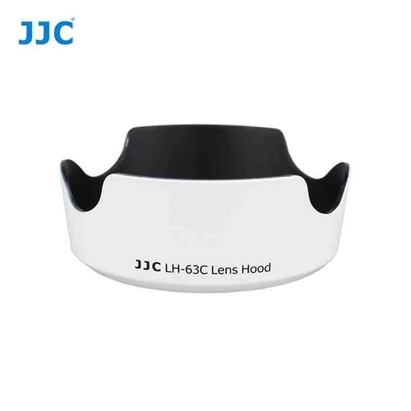 jjc lens hood canon 63c white for canon ef s 18 55mm f 3 5 5 6 is stm