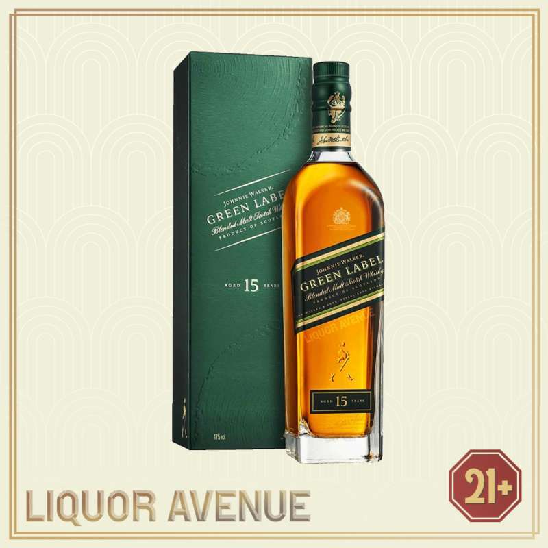 Jual Johnnie Walker Green Label 15 Year Old Blended Malt ...