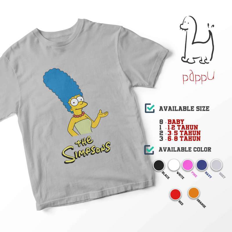 Jual C/193 Kaos Marge Simpson The 