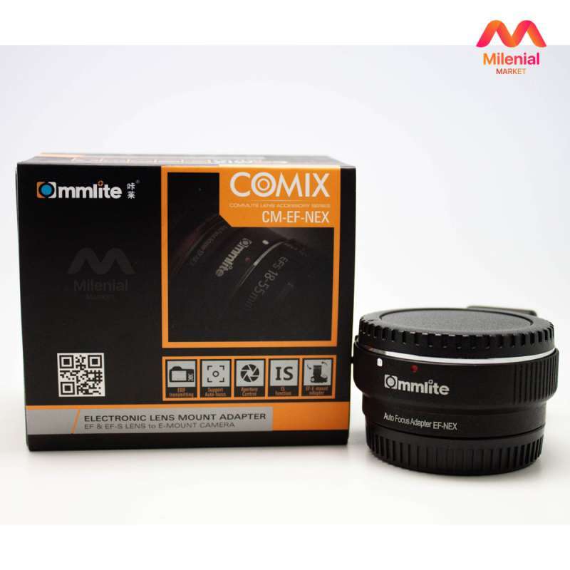 Jual Adaptor Mount Comix Commlite Mount Adapter Cm Ef Nex Online Februari 21 Blibli