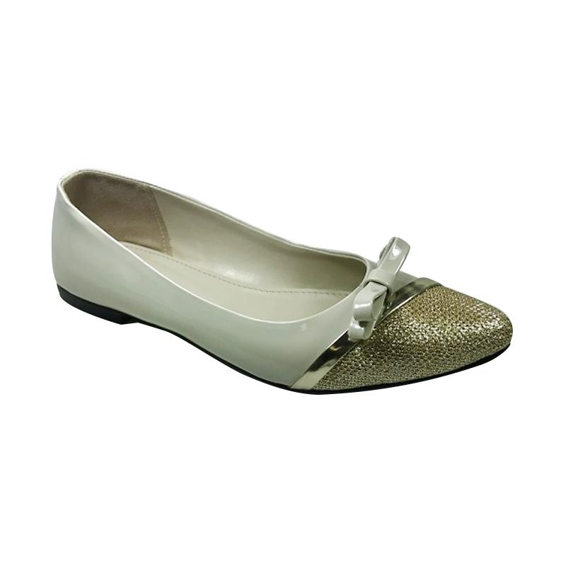 Beauty Shoes 1143 Flat Shoes - Cream