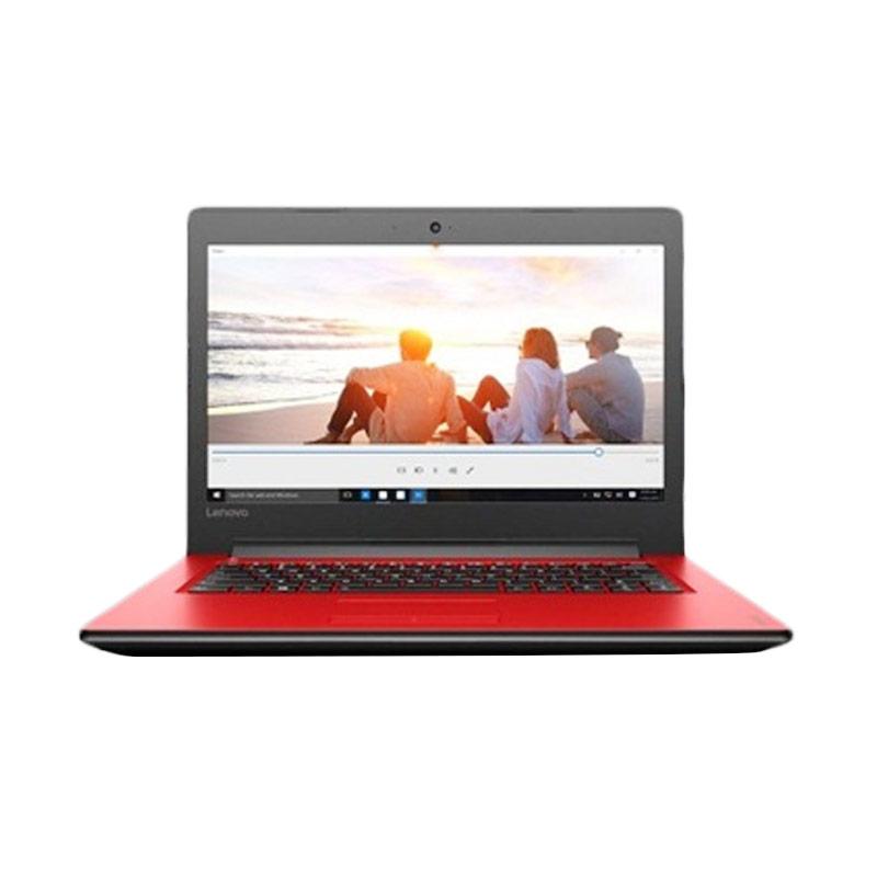 Lenovo IP110-14IBR Notebook - Red [N3060/ 4GB/ 500GB/ Intel HD/ 14 Inch/ Win10]