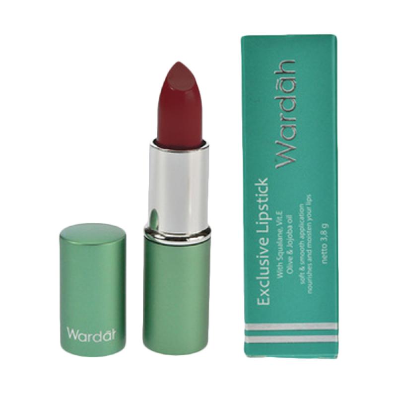 Wardah Exclusive Lipstick Red Brown Terbaru Agustus 2021 Harga Murah Kualitas Terjamin Blibli Lipstik wardah red brown