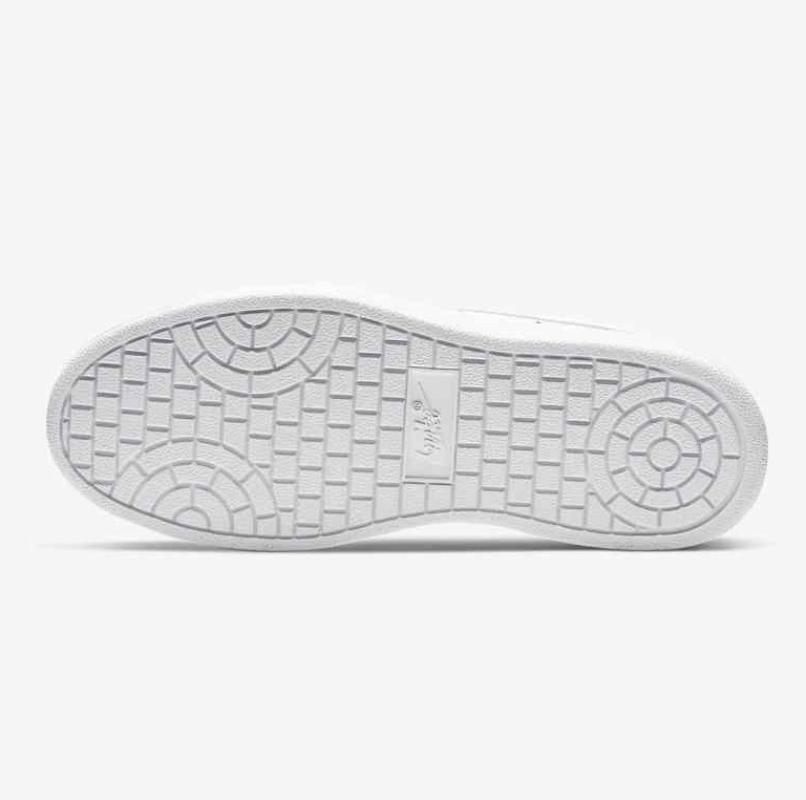 nike court blanc sneaker black and white